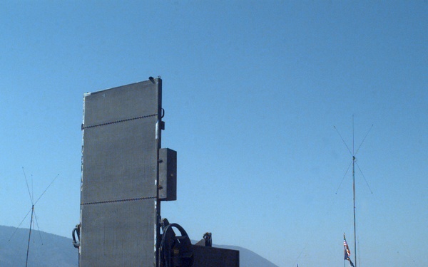 U.S. Army AN/TPQ-36 Fire Finder Radar System in Sarajevo, Bosnia and Herzegovina.