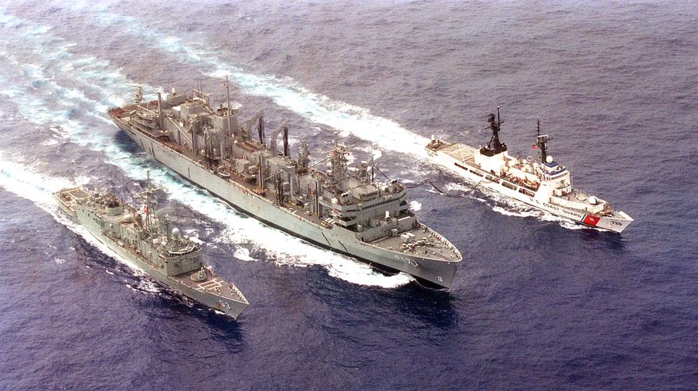 RIMPAC '96 maritime operations--USS Rainier (AOE 7)