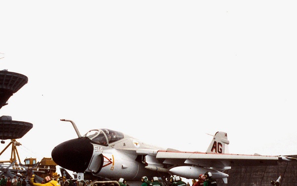 The last Intruder squadron to fly from the deck of an aircraft carrier.