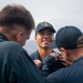 USS Sterett conducts operations in the Indian Ocean as part of the Carl Vinson Carrier Strike Group