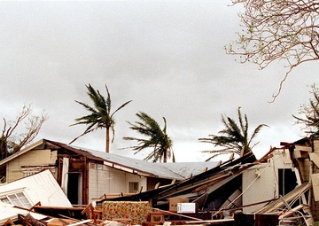 Super typhoon Paka smashes military quarters Naval Station Marianas, Guam.