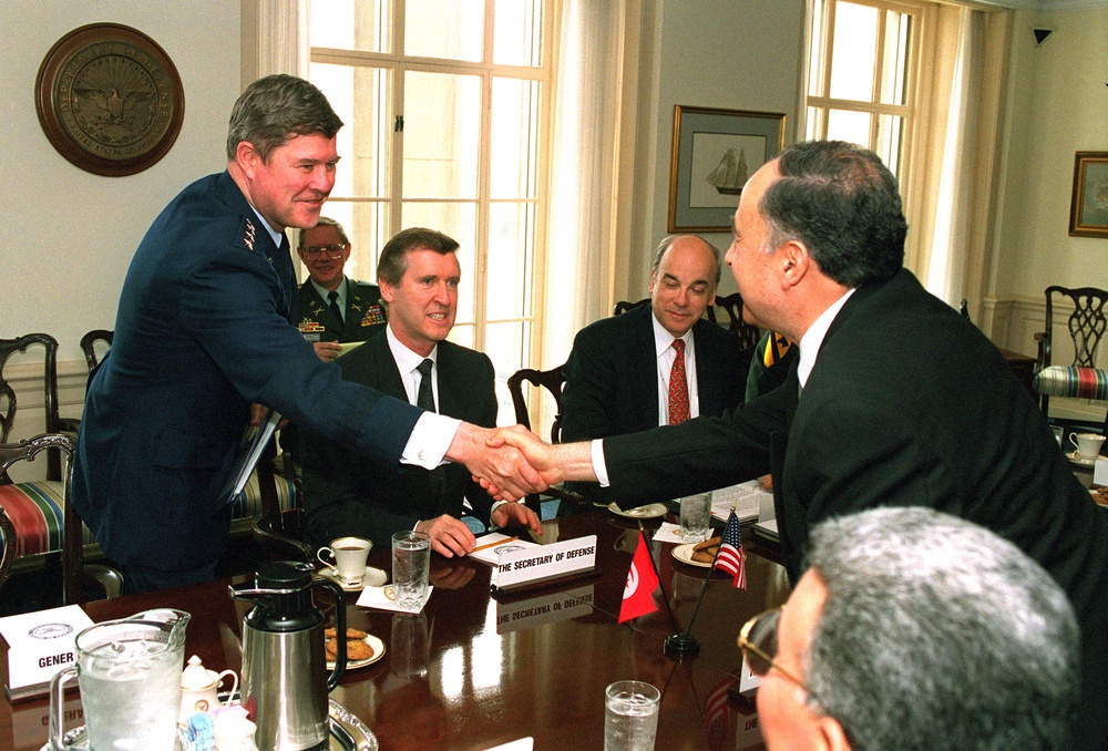 DVIDS - Images - Gen. Ralston and Secretary Cohen meet with Tunisian ...