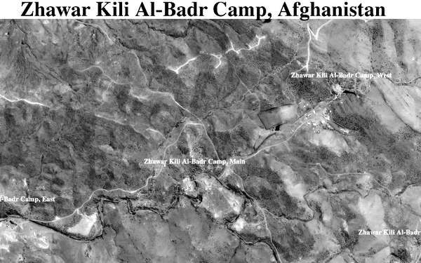 Photograph of the Zhawar Kili Al-Badr Camp, Afghanistan, used by Secretary Cohen.