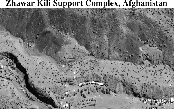 Photograph of the Zhawar Kili Support Complex, Afghanistan, used by Secretary Cohen.