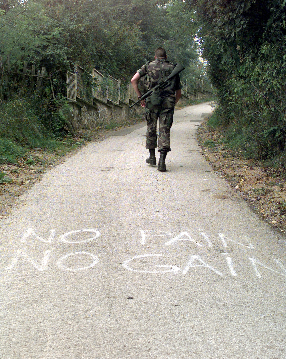 "No Pain No Gain" is the message given to the runners during the 30K Viking Run.