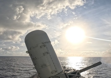 USS Milius (DDG 69) Conducts Live-Fire Weapons Shoot with Mark 45 5-Inch Light-Weight Gun and Close-In Weapon System