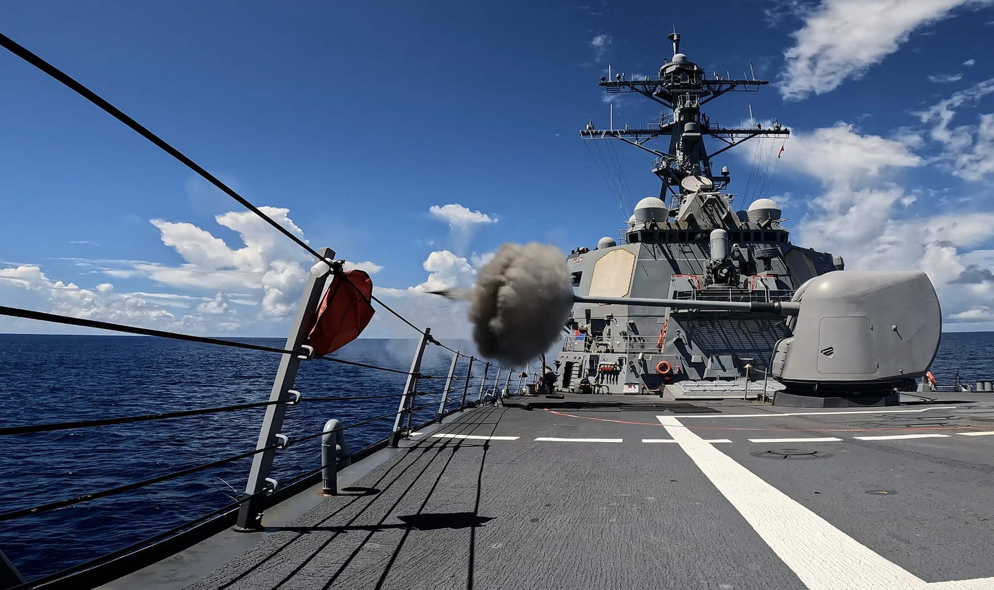 DVIDS - Images - USS Milius (DDG 69) Conducts Live-Fire