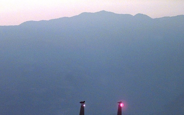 A U.S. Air Force F-15 Eagle taxis out for take off from Aviano for an air strike mission.