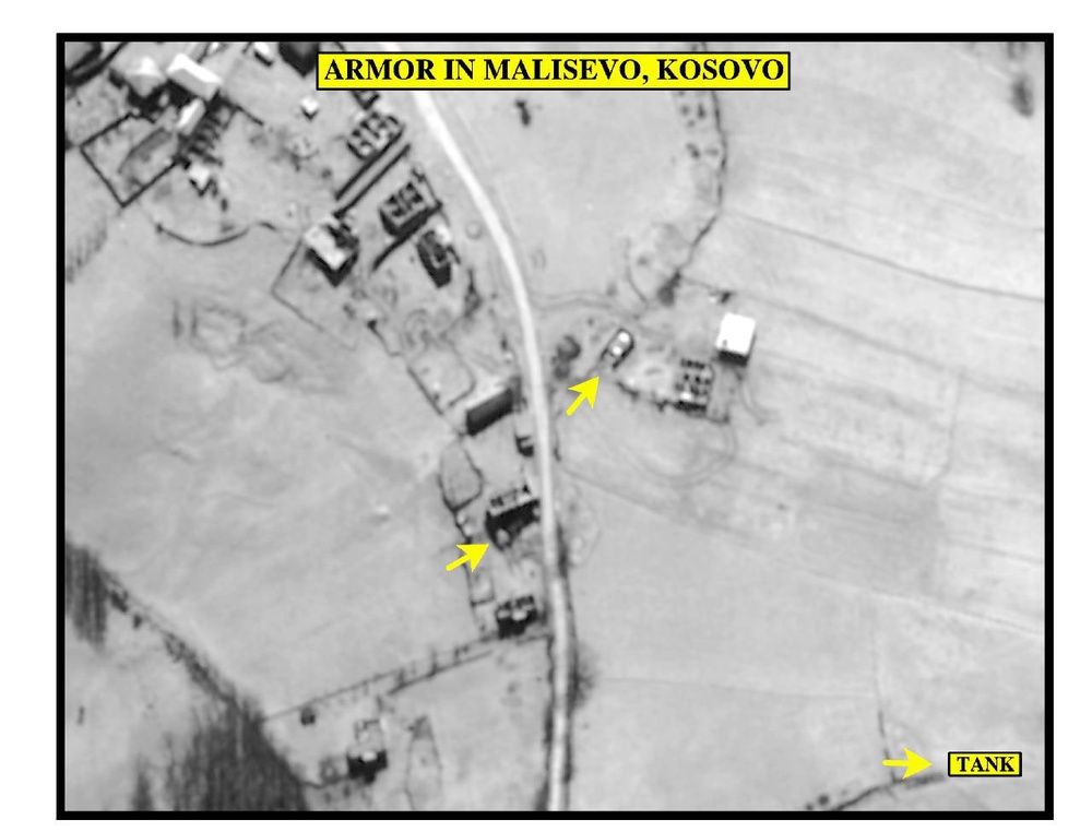 Assessment photo of armor in Malisevo, Kosovo.