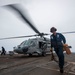 USS Sterett conducts operations in the Philippine Sea as part of the Carl Vinson Carrier Strike Group