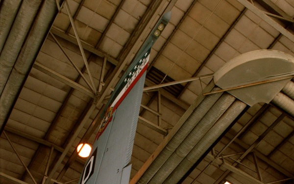 Staff Sgt. Enns washes the refueling boom of a U.S. Air Force KC-135R Stratotanker.