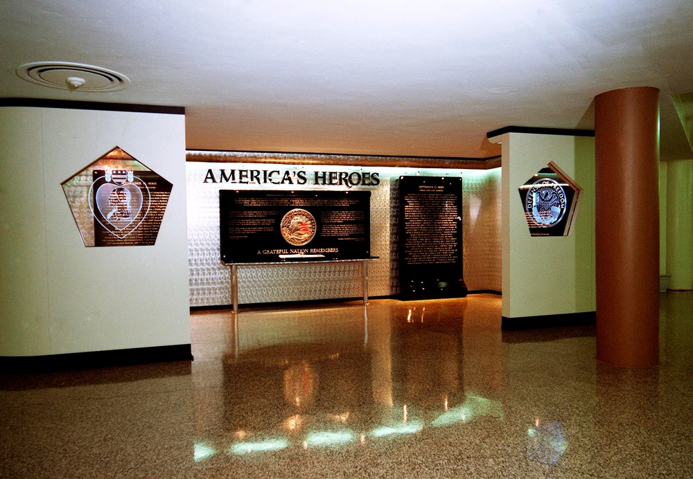 The America's Heroes Memorial is dedicated to the 184 people killed in the Sept. 11 terrorist attack on the Pentagon.