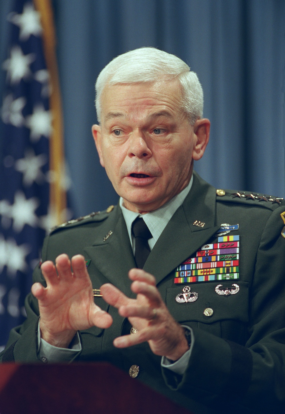 Gen. William F. Kernan gives his initial assessment of Millennium Challenge 2002.