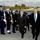 Secretary Rumsfeld escorts Argentine Minister of Defense Jose Pampuro into the Pentagon.