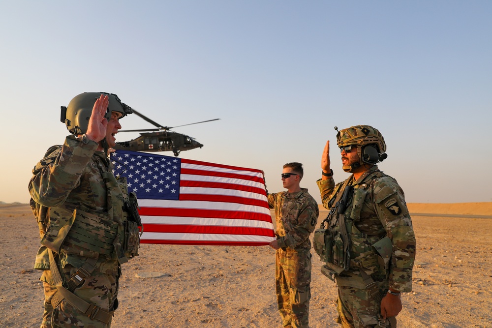 HH-60 Hoist Reenlistment Ceremony