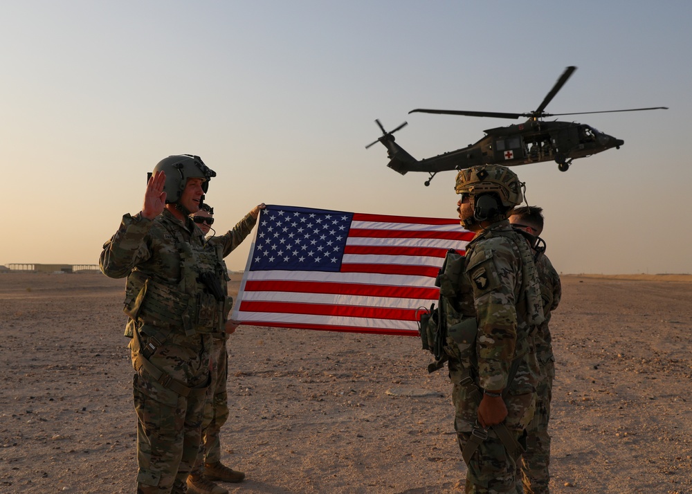 HH-60 Hoist Reenlistment Ceremony