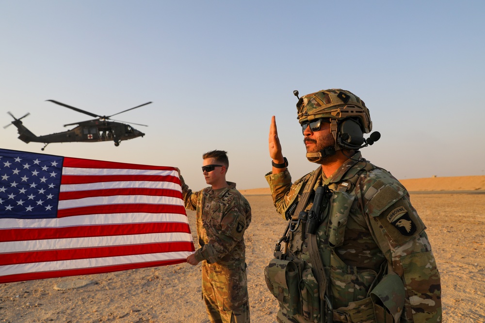 HH-60 Hoist Reenlistment Ceremony