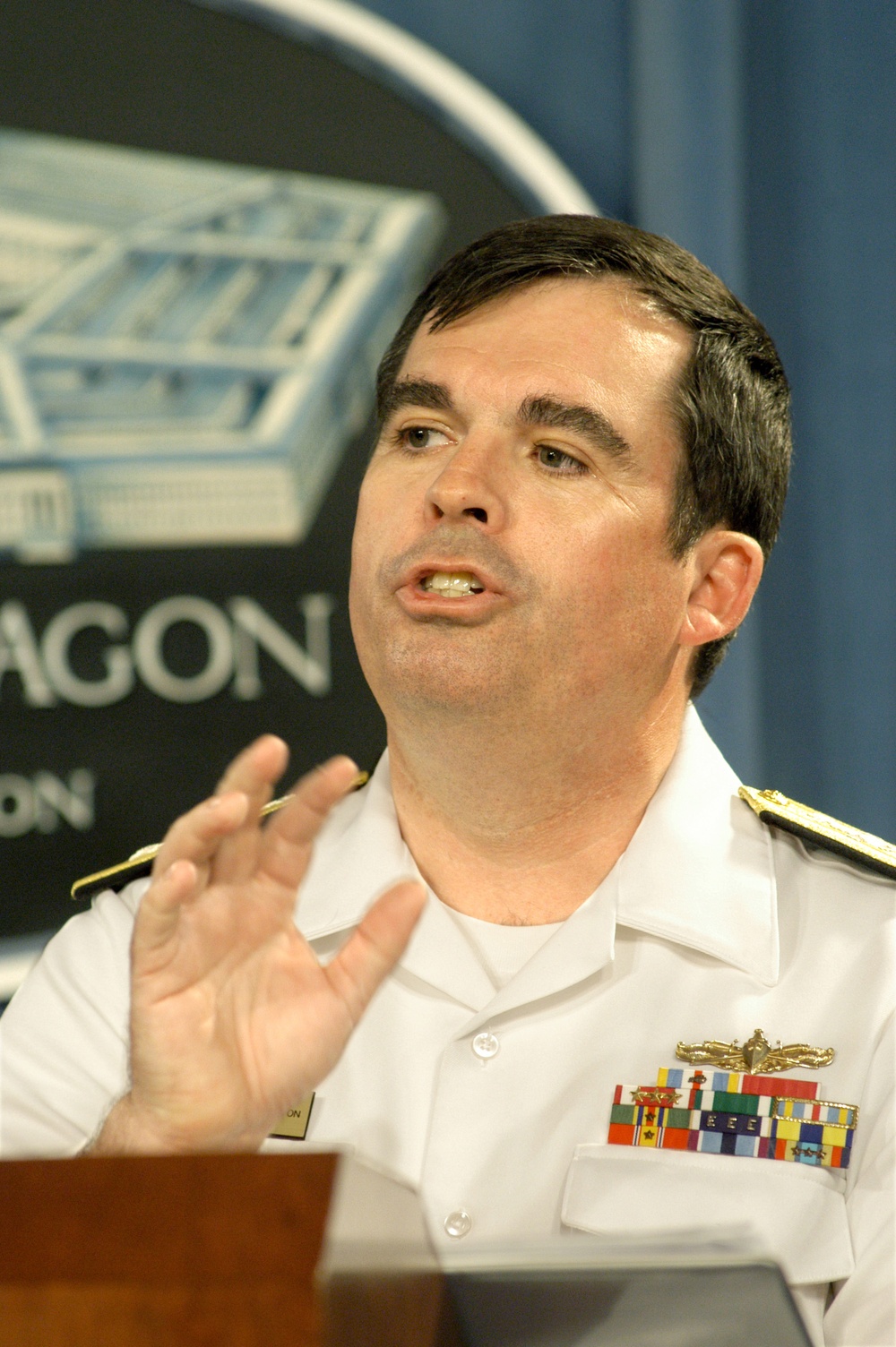 Rear Adm. Charles Hamilton II clarifies some technical details concerning the Navy's new Littoral Combat Ship program.