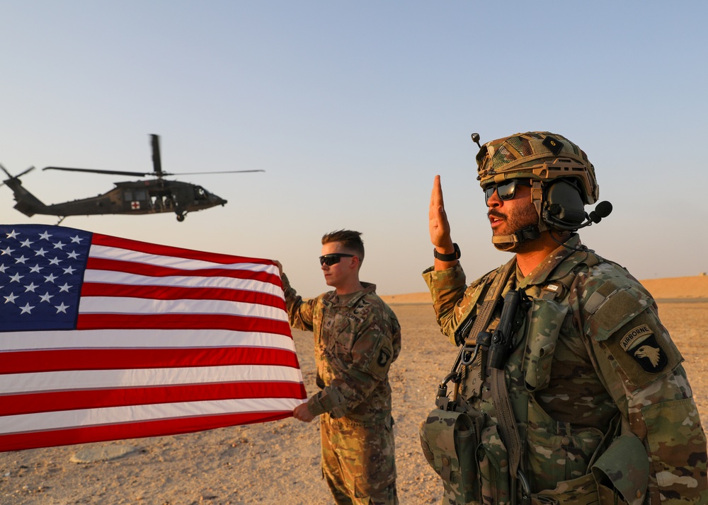 HH-60 Hoist Reenlistment Ceremony
