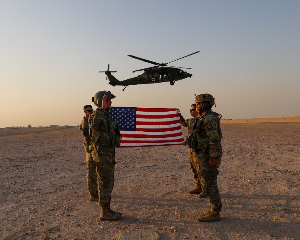 HH-60 Hoist Reenlistment Ceremony
