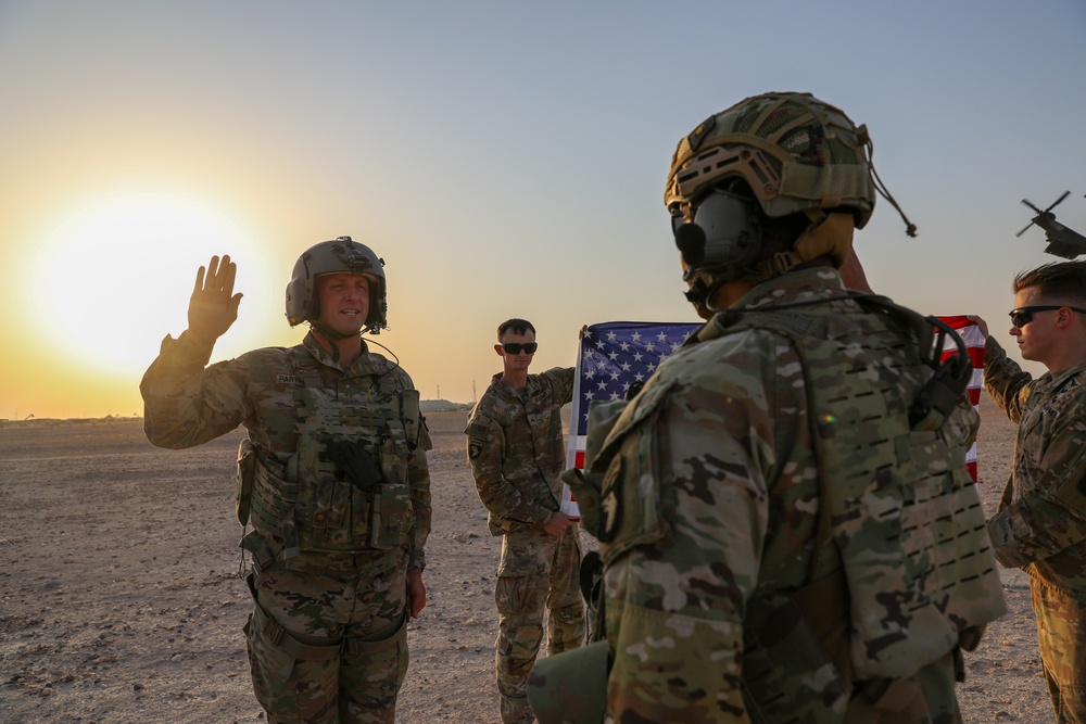 HH-60 Hoist Reenlistment Ceremony