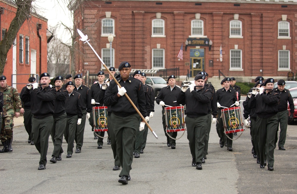 Staff Sgt. Joshua Dukes leads the Old Guard Fife and Drum Corps.