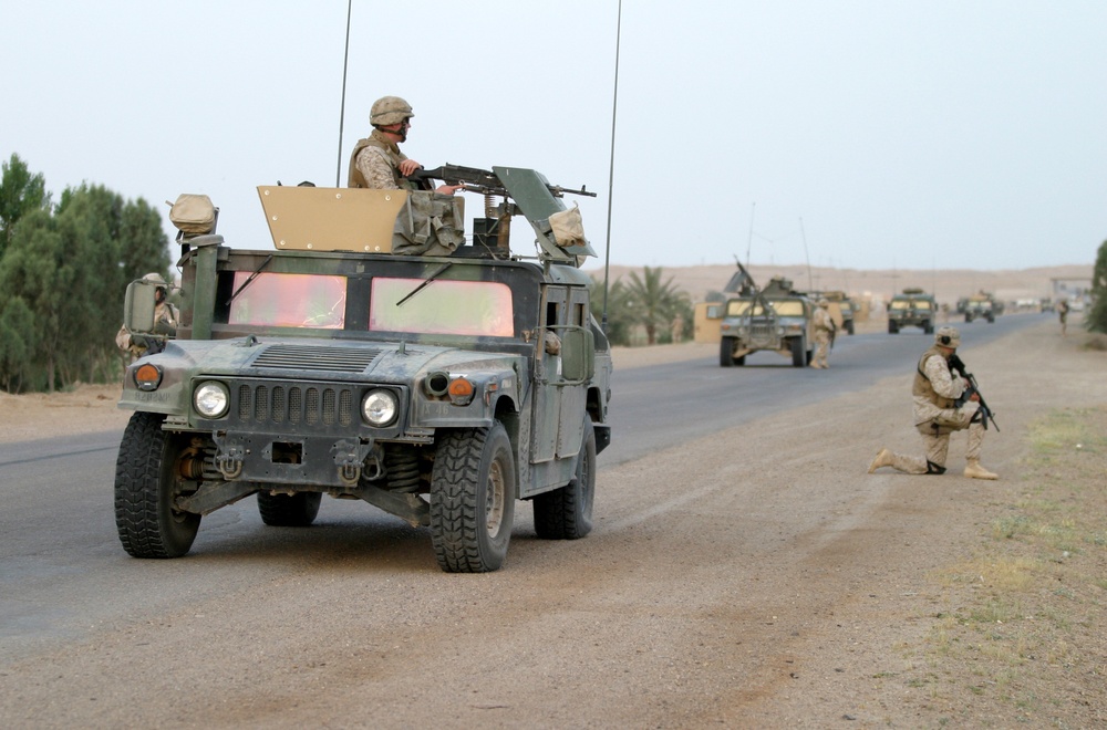 DVIDS - Images - U.S. Army soldiers and Marines conduct a route ...