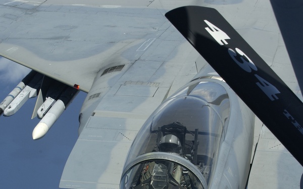 F-15 Refueling over Florida