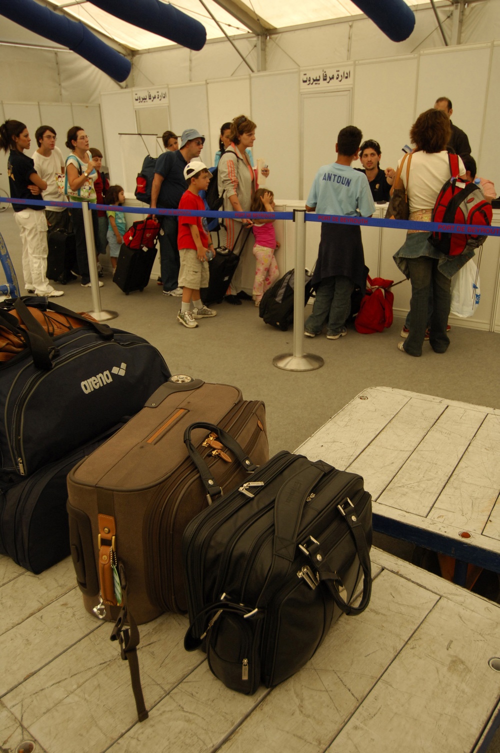 U.S. Citizens Evacuated from Lebanon Aboard Cruise Ship
