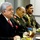 Afghan Minister of Defense Abdul Rahim Wardak meets with Secretary Rumsfeld in the Pentagon.