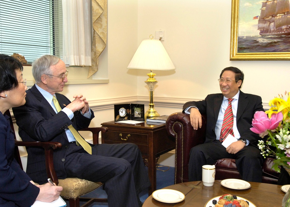 Deputy Secretary England hosts a meeting with Vietnamese Deputy Prime Minister and Minister of Foreign Affairs Pham Gia Khiem.