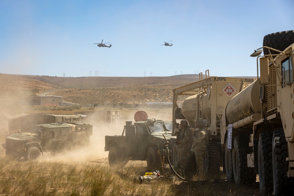 Washington state agency directors and governor’s executive staff visit National Guard at Raven Focus 2025