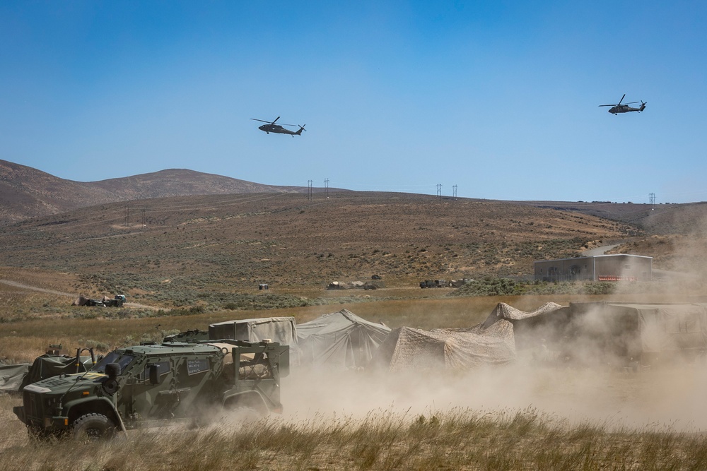 Washington state agency directors and governor’s executive staff visit National Guard at Raven Focus 2025