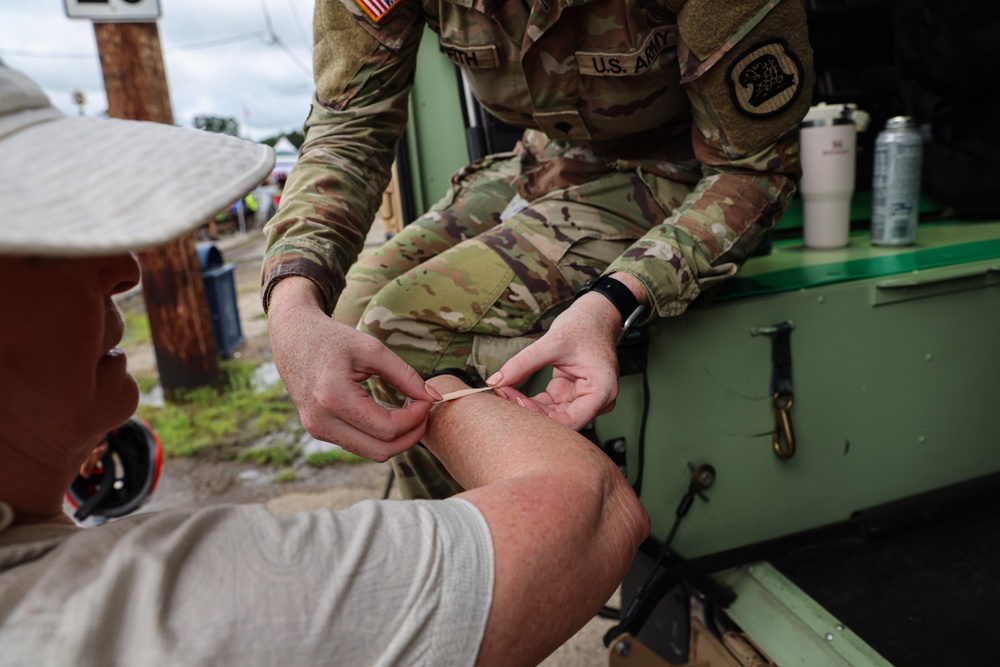 Iowa Guard showcases field medical support at RAGBRAI