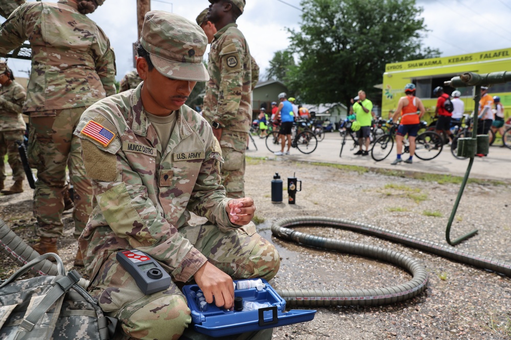 Iowa National Guard supports RAGBRAI with water testing
