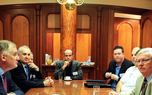 Deputy Secretary William J. Lynn III meets with Australian counterparts on "Cyber Security."