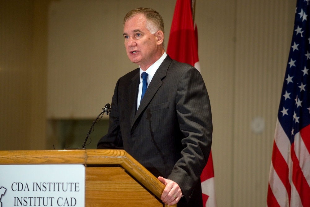 Deputy Secretary Lynn addresses the audience.