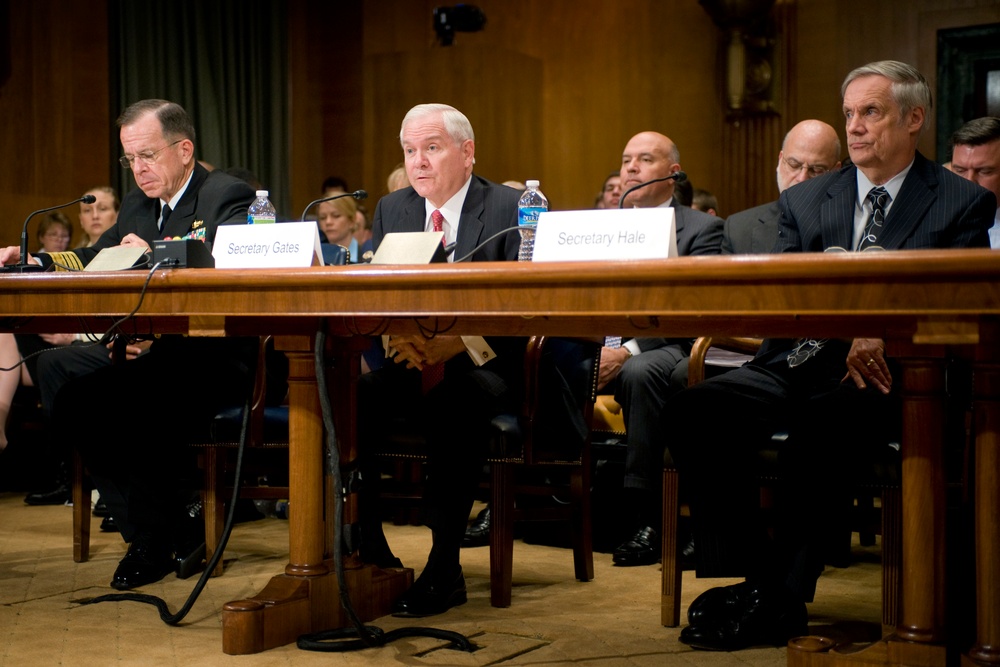 Secretary Gates testifies before the Senate Appropriations Committee.