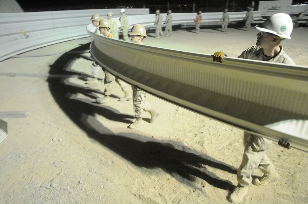 DVIDS - Images - U.S. Navy sailors move K-Span panels to an assembly area.