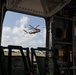 U.S. Marines with HMH-461 load a M274 utility vehicle onto a CH-53K King Stallion