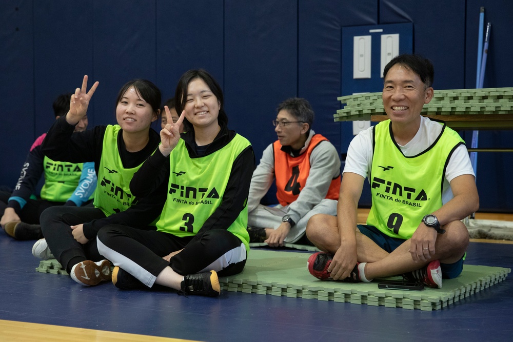 MCAS Iwakuni service members and JASDF compete together in Undokai event