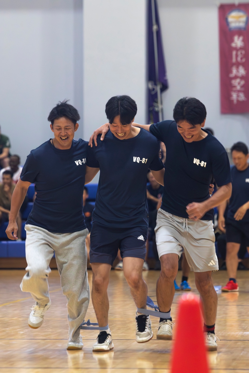 MCAS Iwakuni service members and JASDF compete together in Undokai event