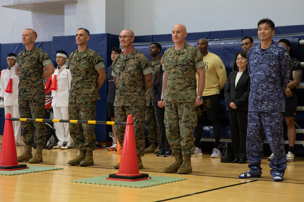 MCAS Iwakuni service members and JASDF compete together in Undokai event