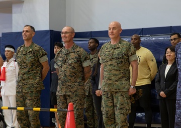 MCAS Iwakuni service members and JMSDF compete together in Undokai event