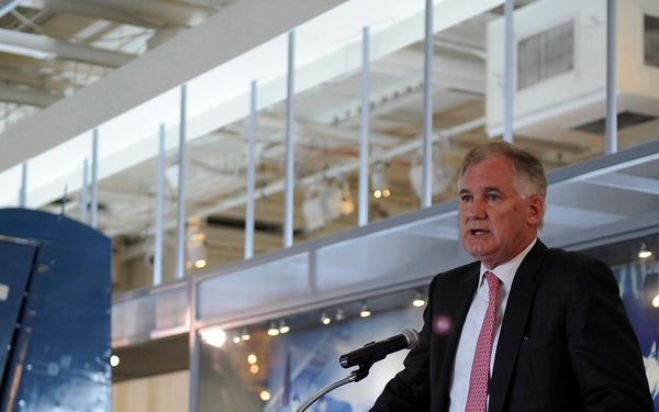 Deputy Secretary Lynn addresses the audience at the RBC Capital Markets' Aerospace &amp; Defense Conference.