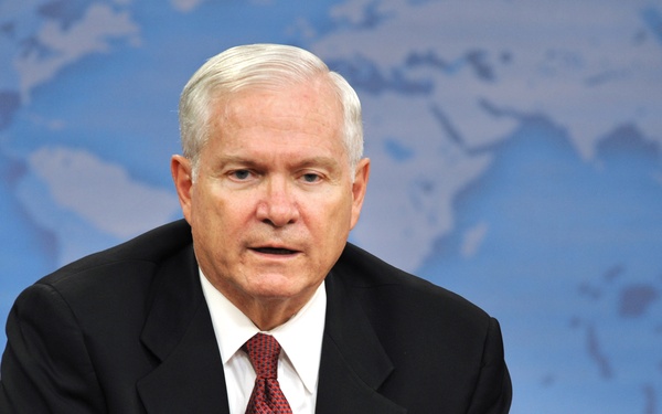Secretary Gates gives his final scheduled press briefing in the Pentagon.