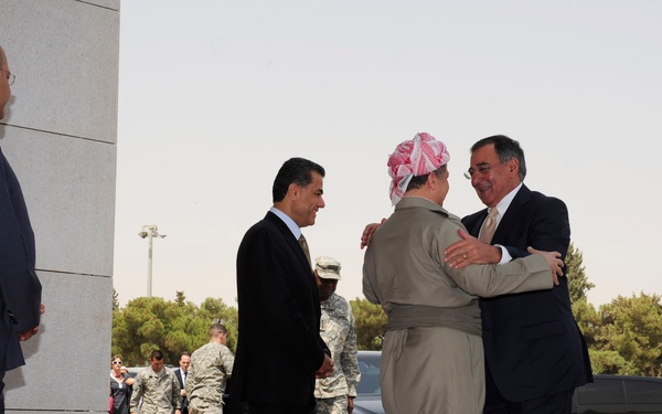 Secretary Panetta meets with Kurdistan Regional Government President Masoud Barzani.