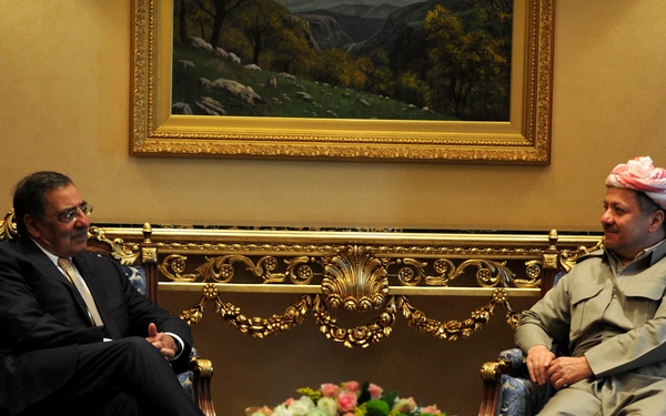 Secretary Panetta meets with Kurdistan Regional Government President Masoud Barzani.