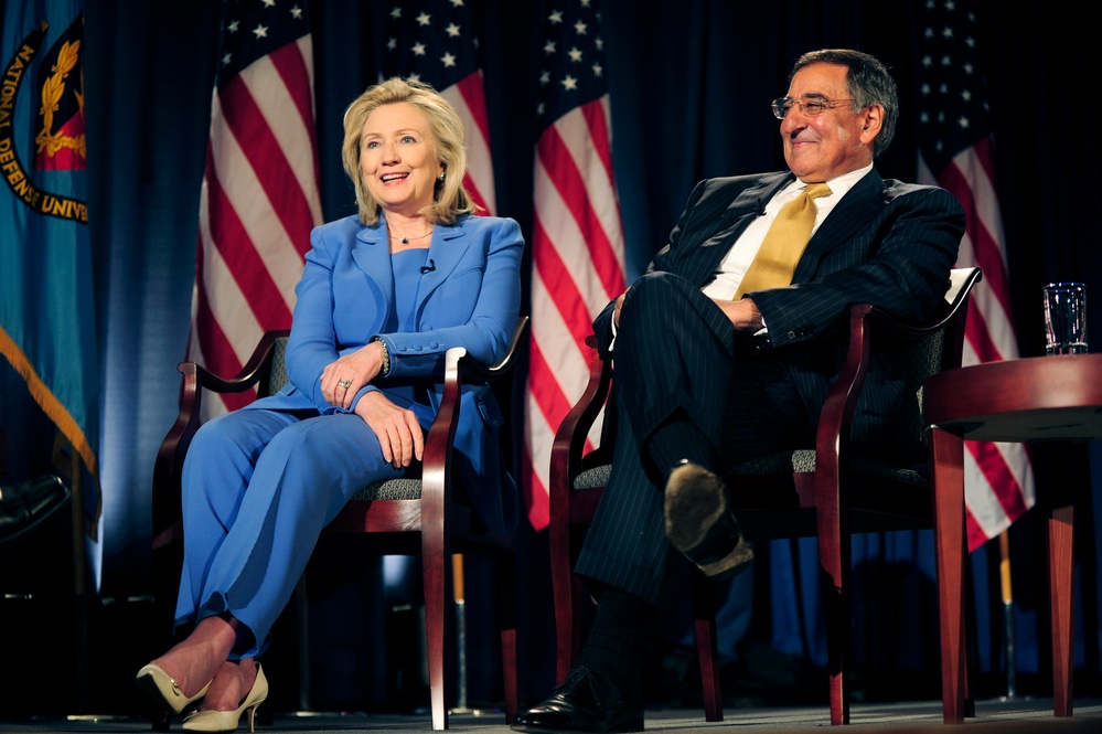 Secretary Panetta and Secretary of State Hillary Rodham Clinton meet for a televised conversation.