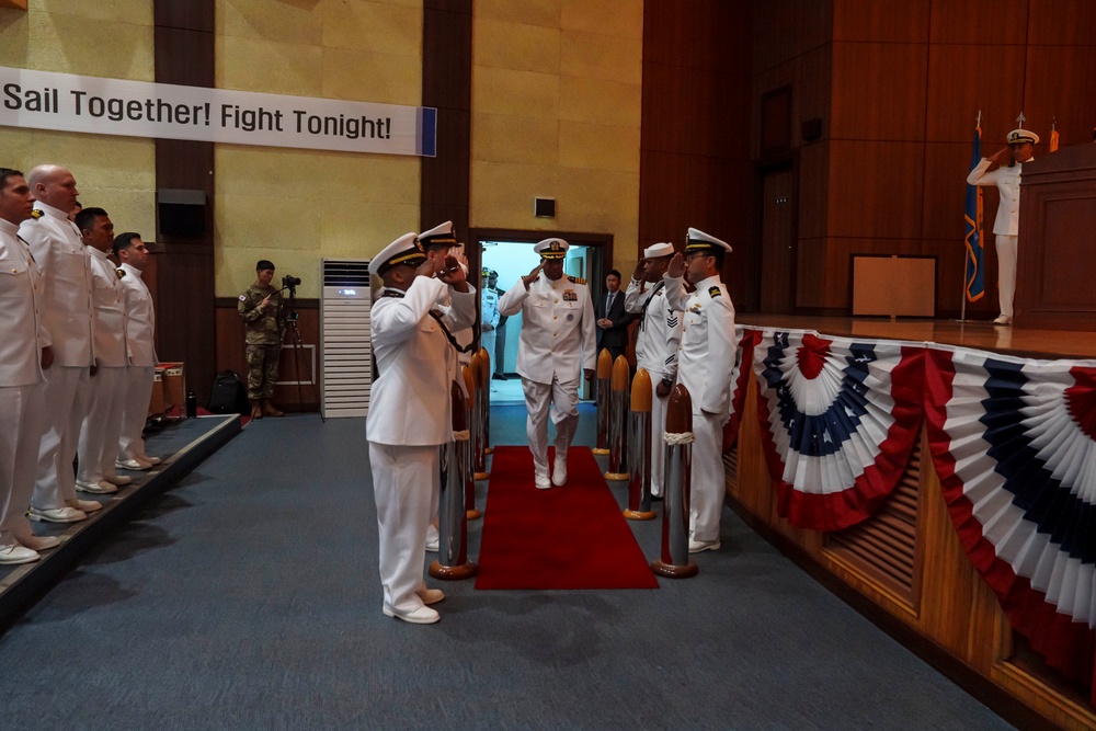 US Naval Forces Korea Changes Command